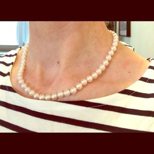 Genuine pearl necklace
